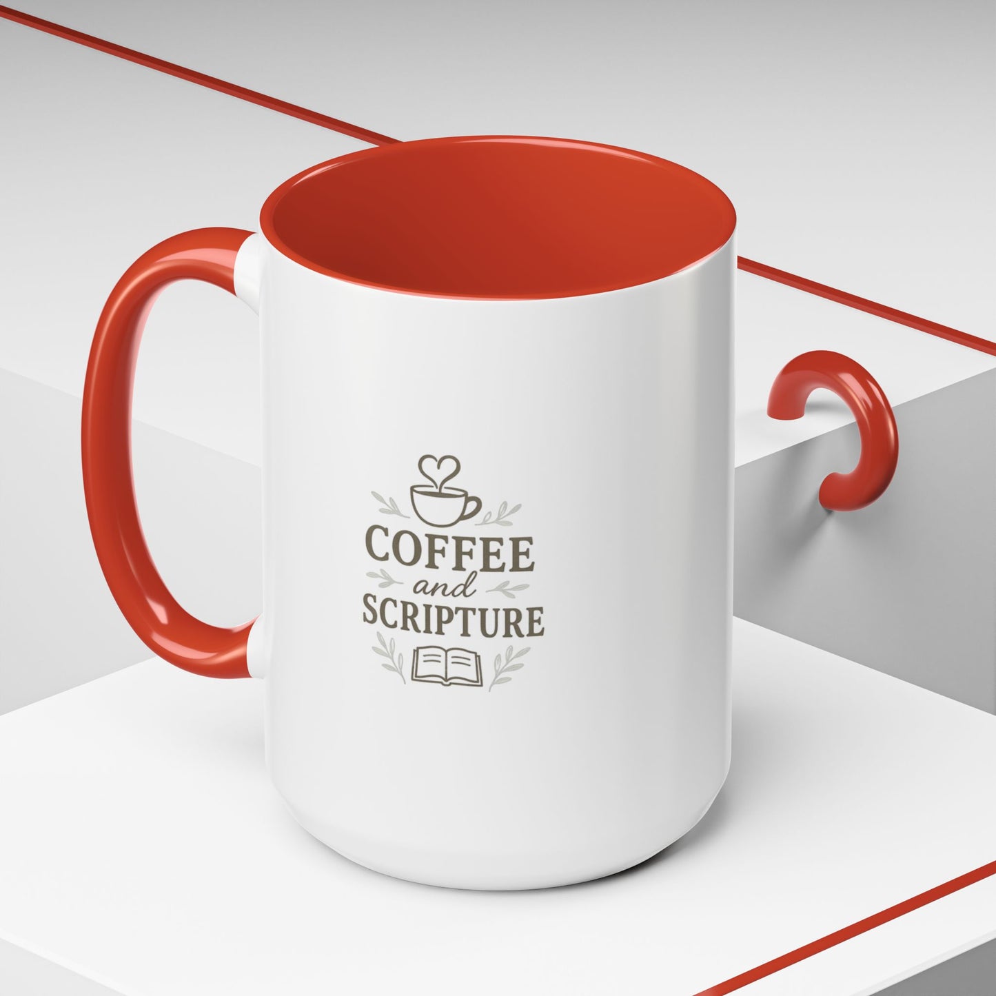 Coffee & Scripture Mug – Be Still and Know | Inspirational Morning Routine Mug (11oz / 15oz)