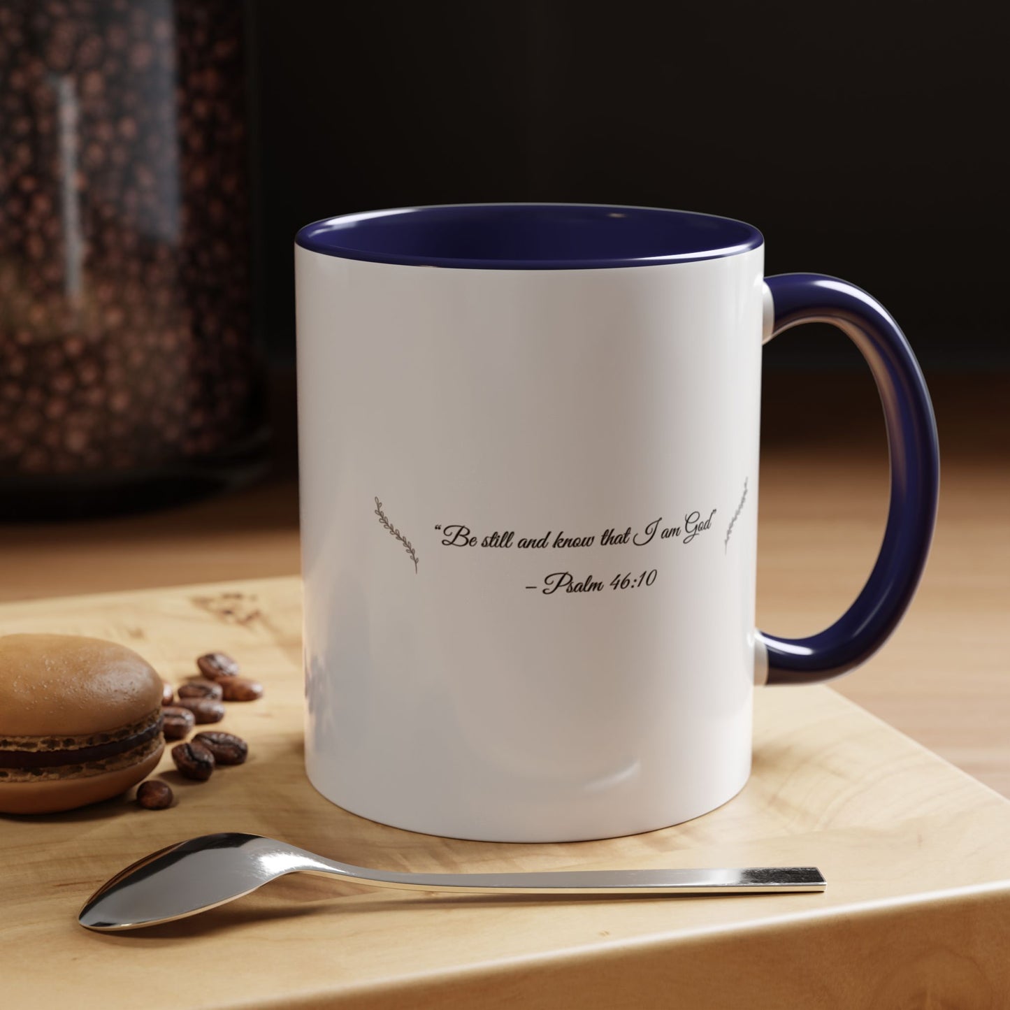Coffee & Scripture Mug – Be Still and Know | Inspirational Morning Routine Mug (11oz / 15oz)