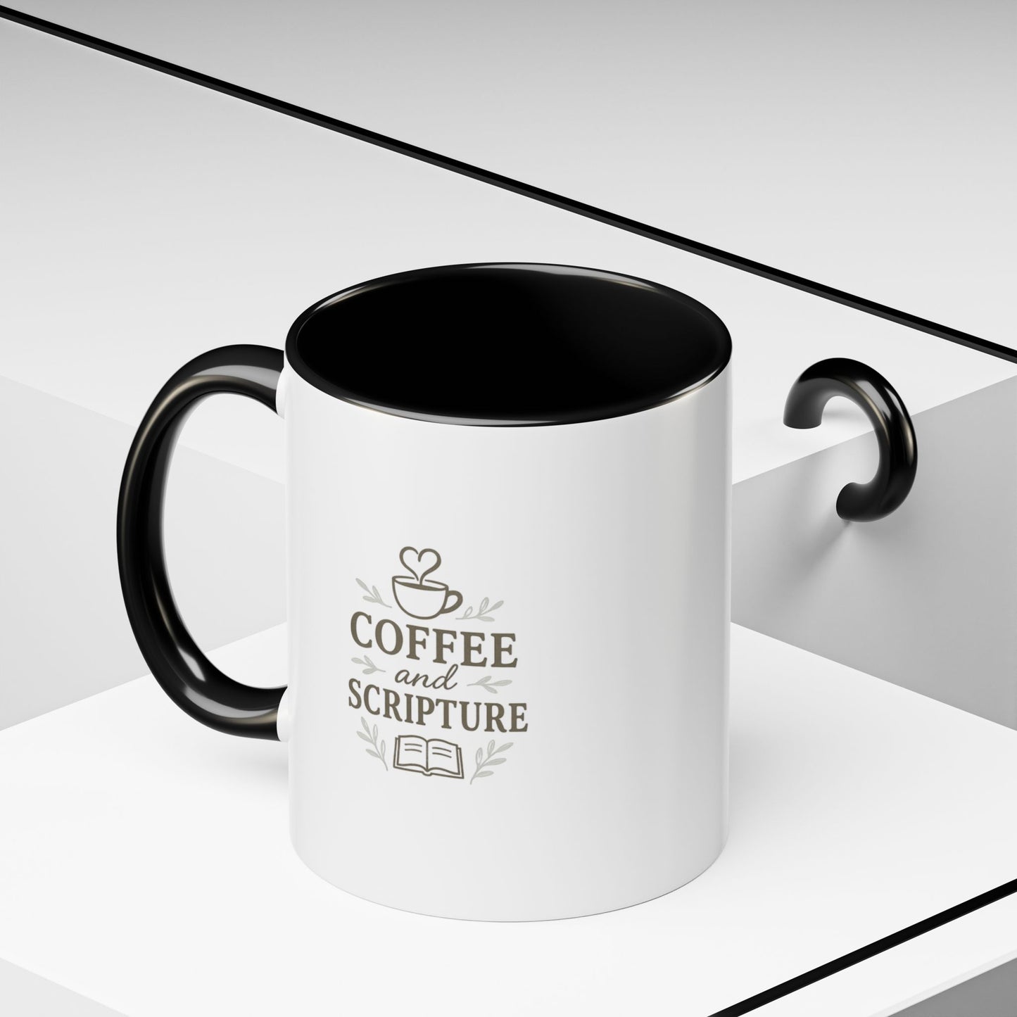 Coffee & Scripture Mug – Be Still and Know | Inspirational Morning Routine Mug (11oz / 15oz)